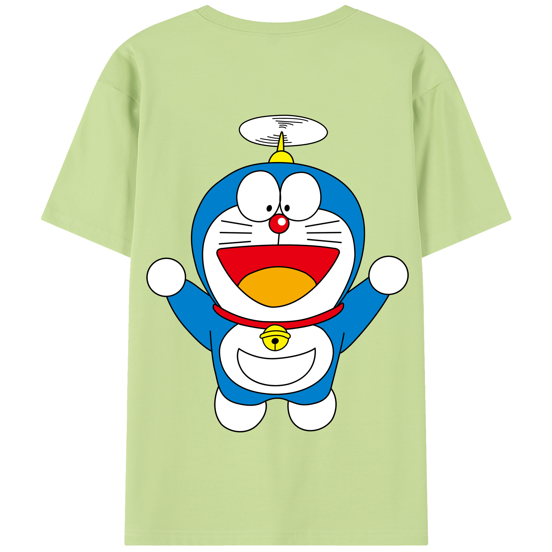 （画像用） ドラえもん Doraemon 綿100％半袖Tシャツ（背面プリント）